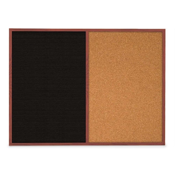 Sliding Door Indoor Enclosed Corkboard, 3
